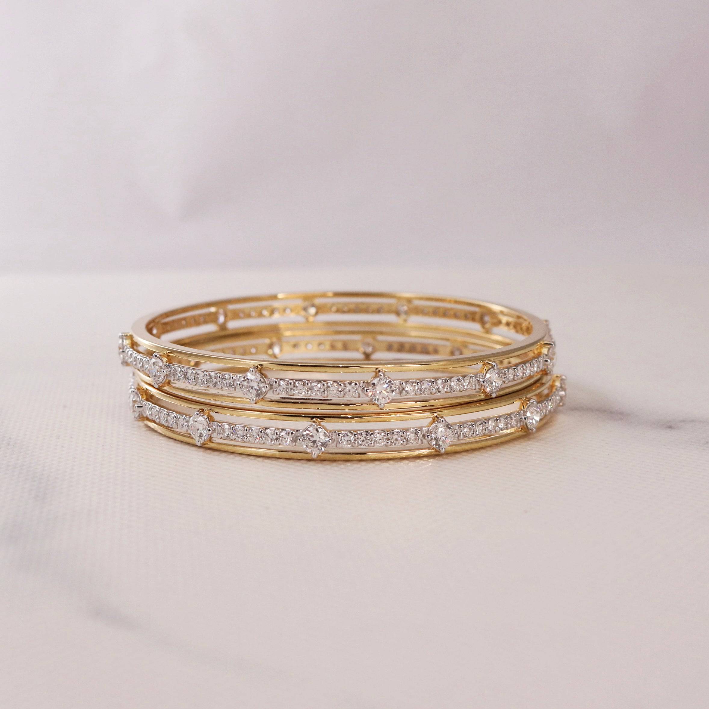 Fiasy Classic Eternity Lab Diamond Bangle - Fiona Diamonds - Fiona Diamonds