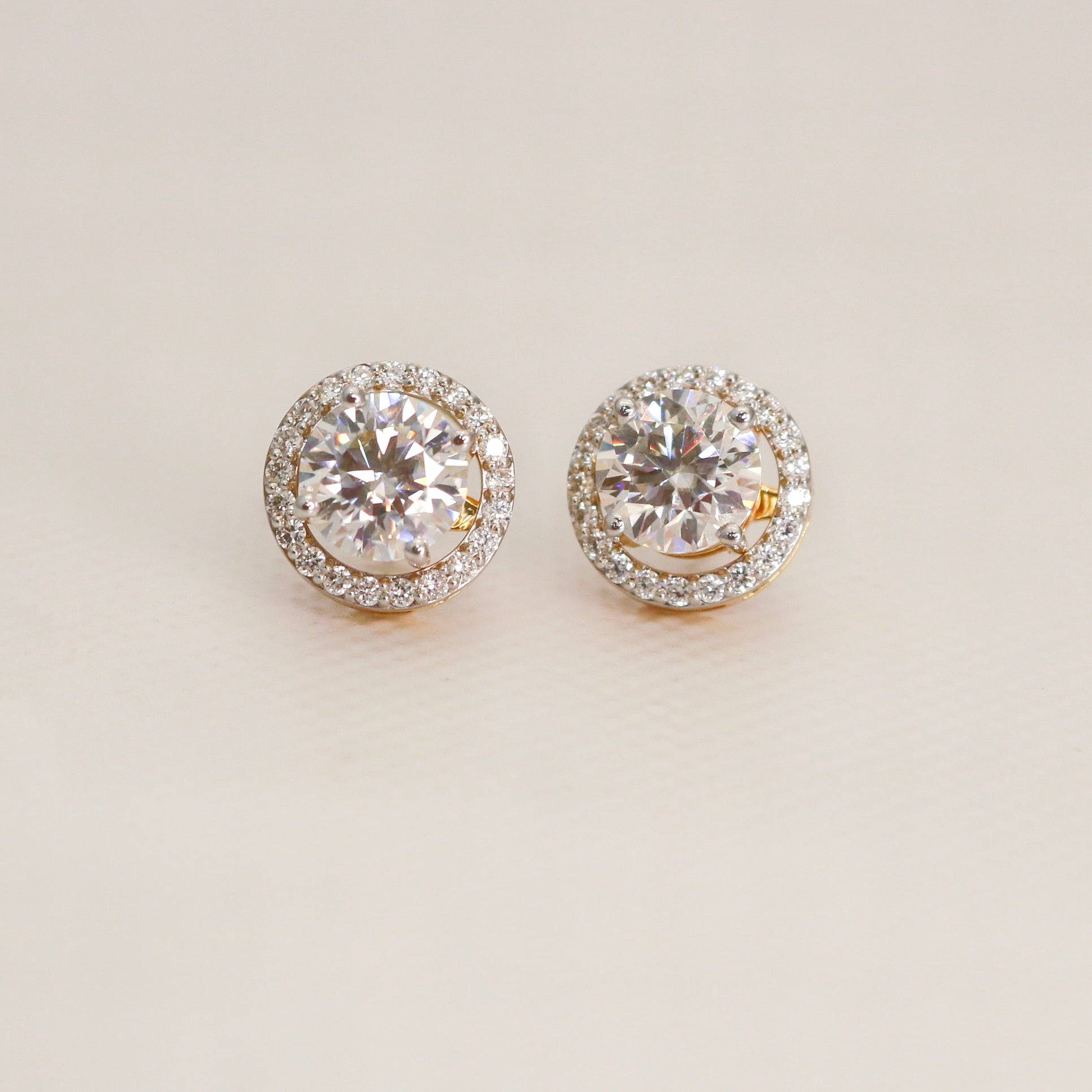 Nube Lab Grown Diamond Earrings - Radiant & Chic - Fiona Diamonds - Fiona Diamonds