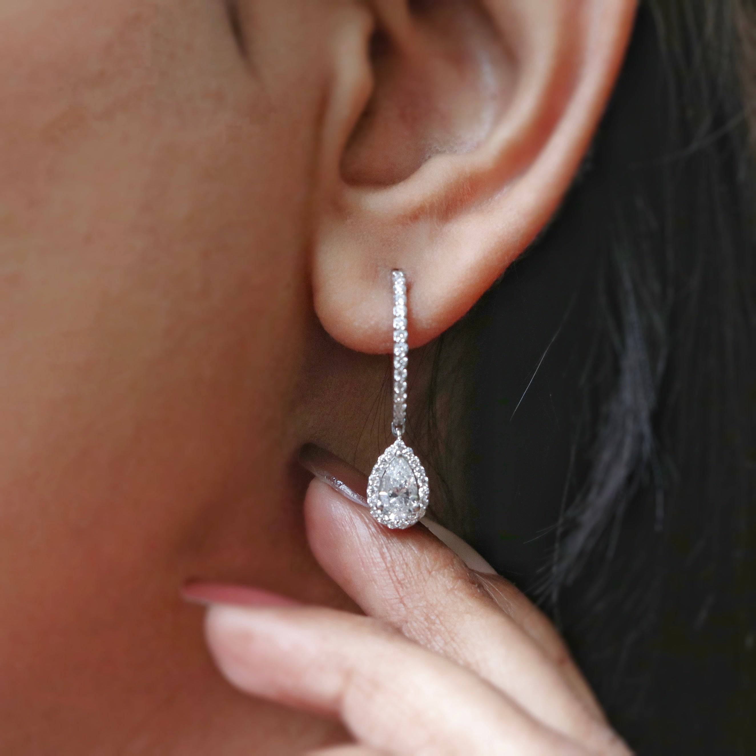 Konan Lab Diamond Earring - Fiona Diamonds - Fiona Diamonds