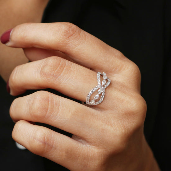 Gauri Lab Diamond Ring - Fiona Diamonds - Fiona Diamonds