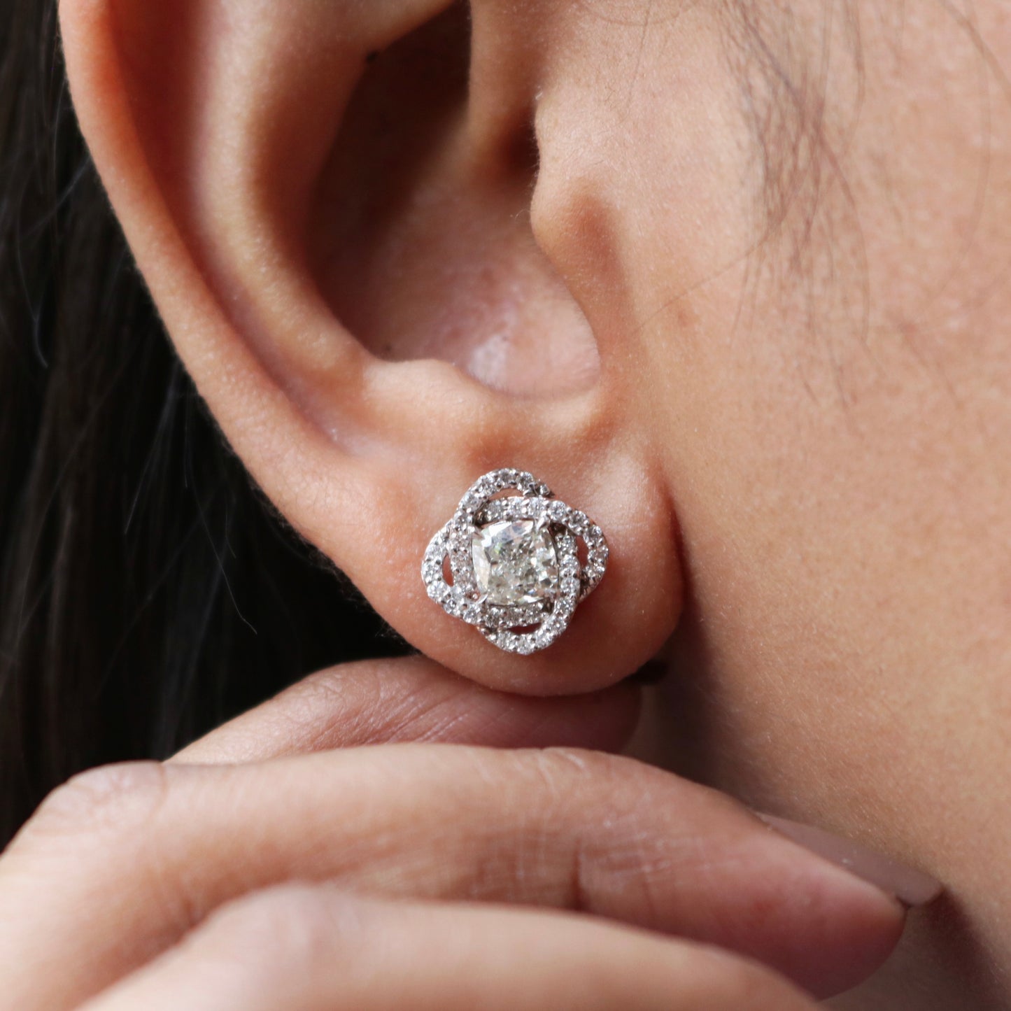 Infinitiaq Lab Diamond Earring - Fiona Diamonds - Fiona Diamonds
