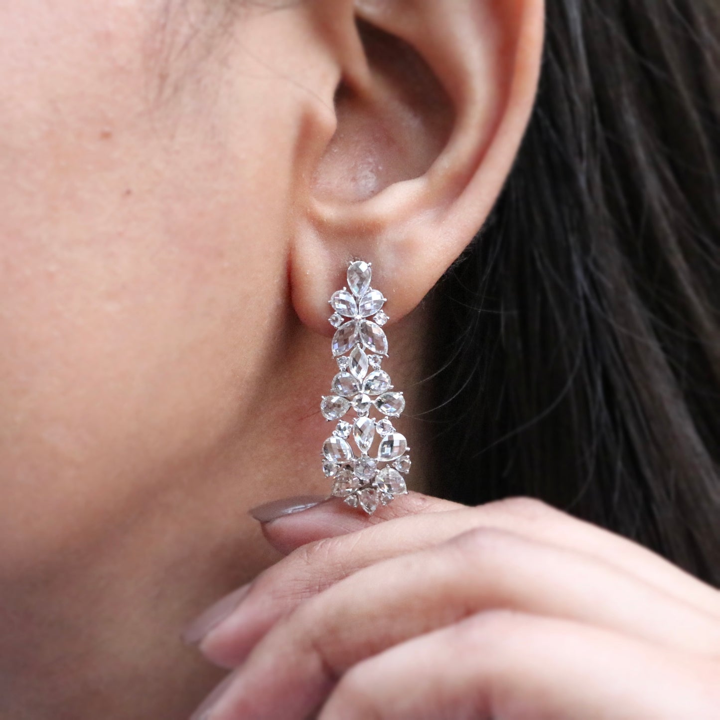 Ethorise Lab Diamond Earring - Fiona Diamonds - Fiona Diamonds