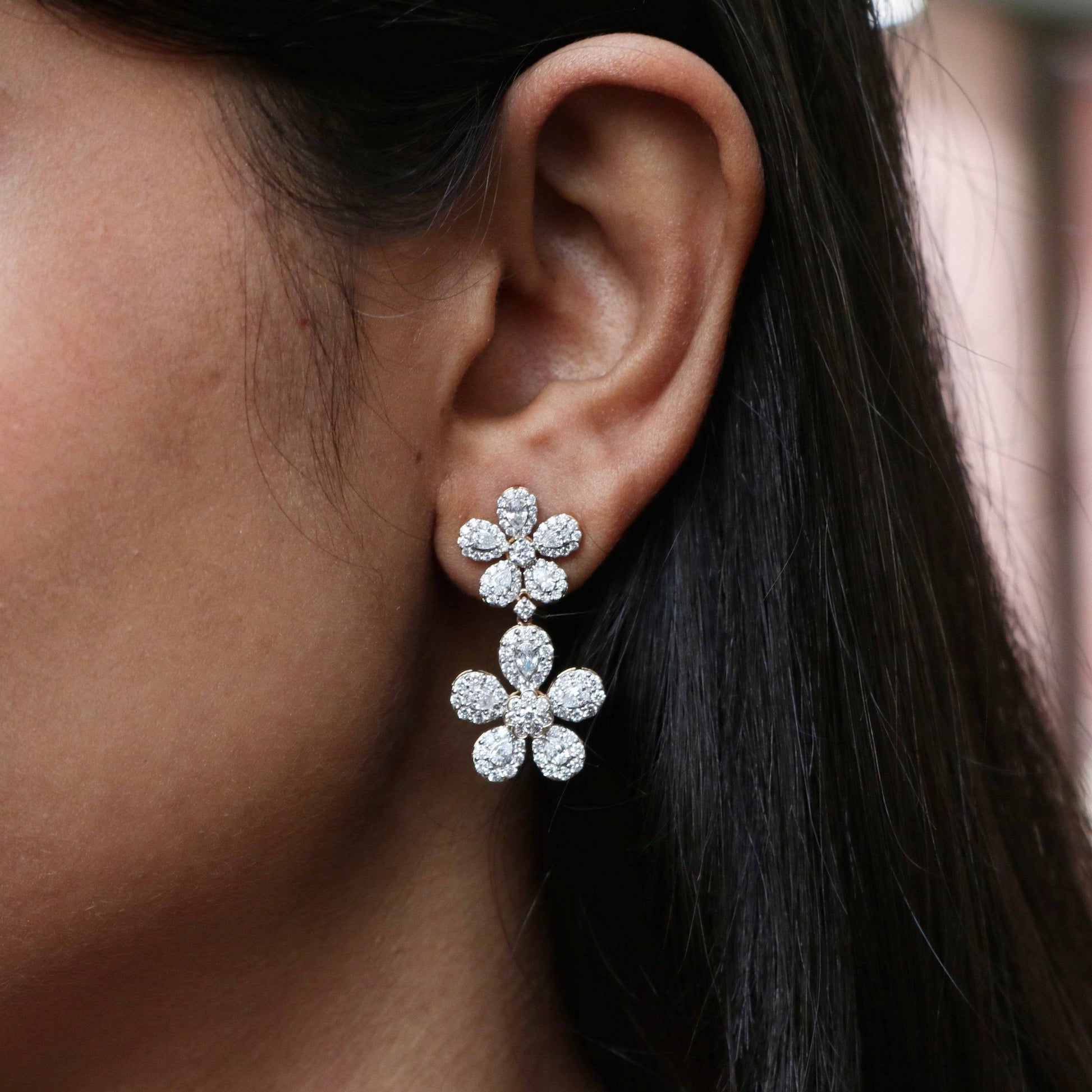 Luxoria Lab Diamond Earring - Fiona Diamonds - Fiona Diamonds