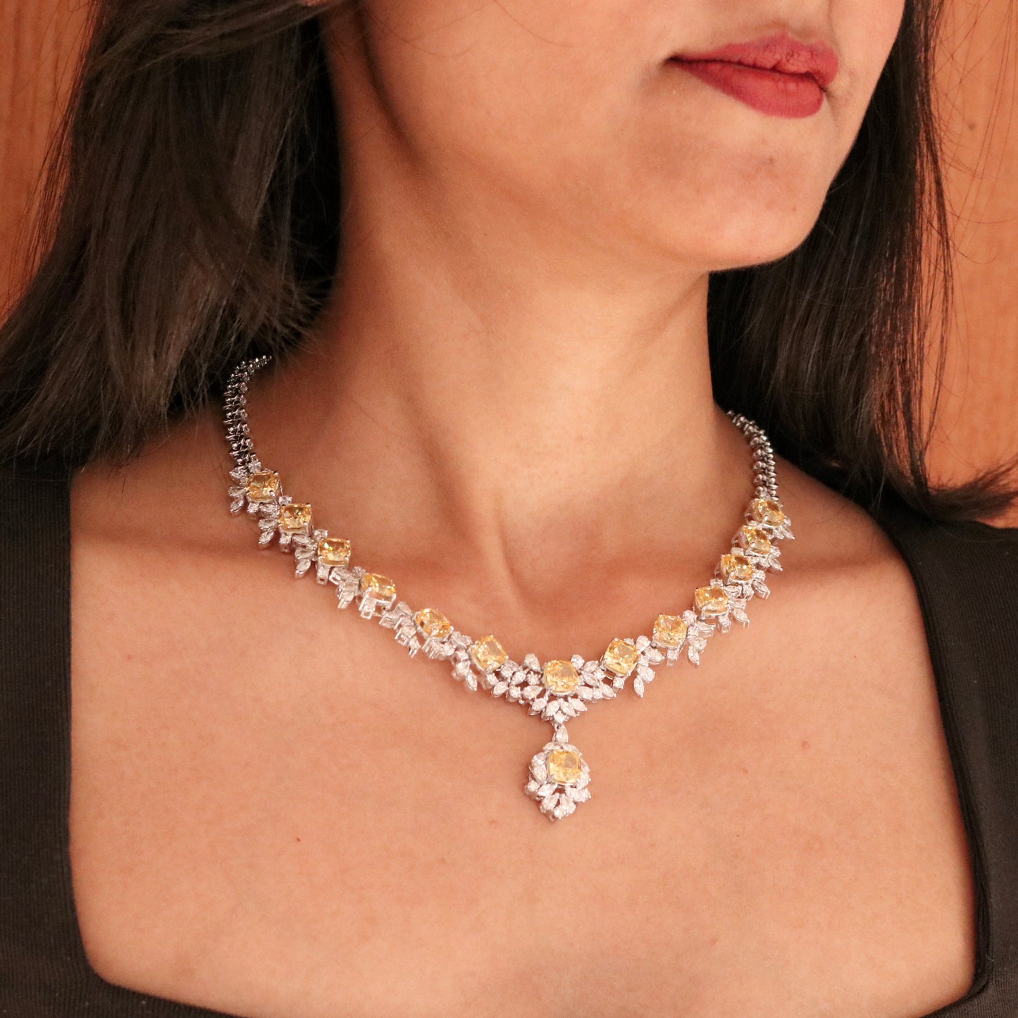 Load image into Gallery viewer, Isabella Lab Diamond Necklace
