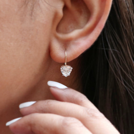 Zenovista 92 Pointer Round Lab Diamond Earring - Fiona Diamonds - Fiona Diamonds