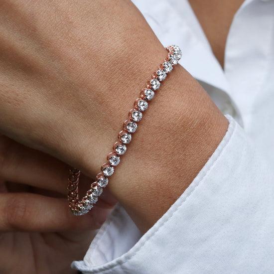 Aquafire Lab Diamond Bracelet - Fiona Diamonds - Fiona Diamonds