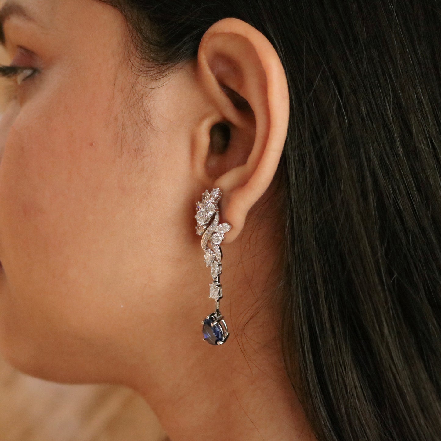 AuroraWave Lab Diamond Earring - Fiona Diamonds - Fiona Diamonds