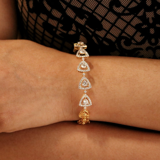 Aquafinix Lab Diamond Bracelet - Fiona Diamonds - Fiona Diamonds