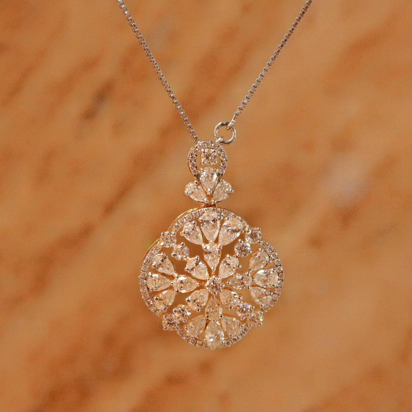 Celestialis Lab Diamond  Pendant Set - Fiona Diamonds - Fiona Diamonds
