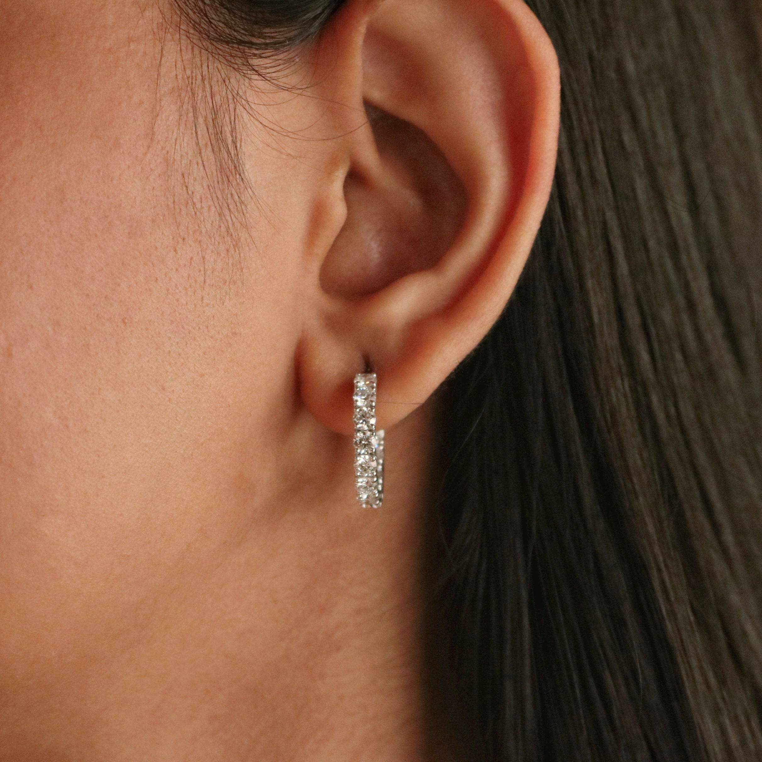 Nebulitha Lab Diamond Earring - Fiona Diamonds - Fiona Diamonds