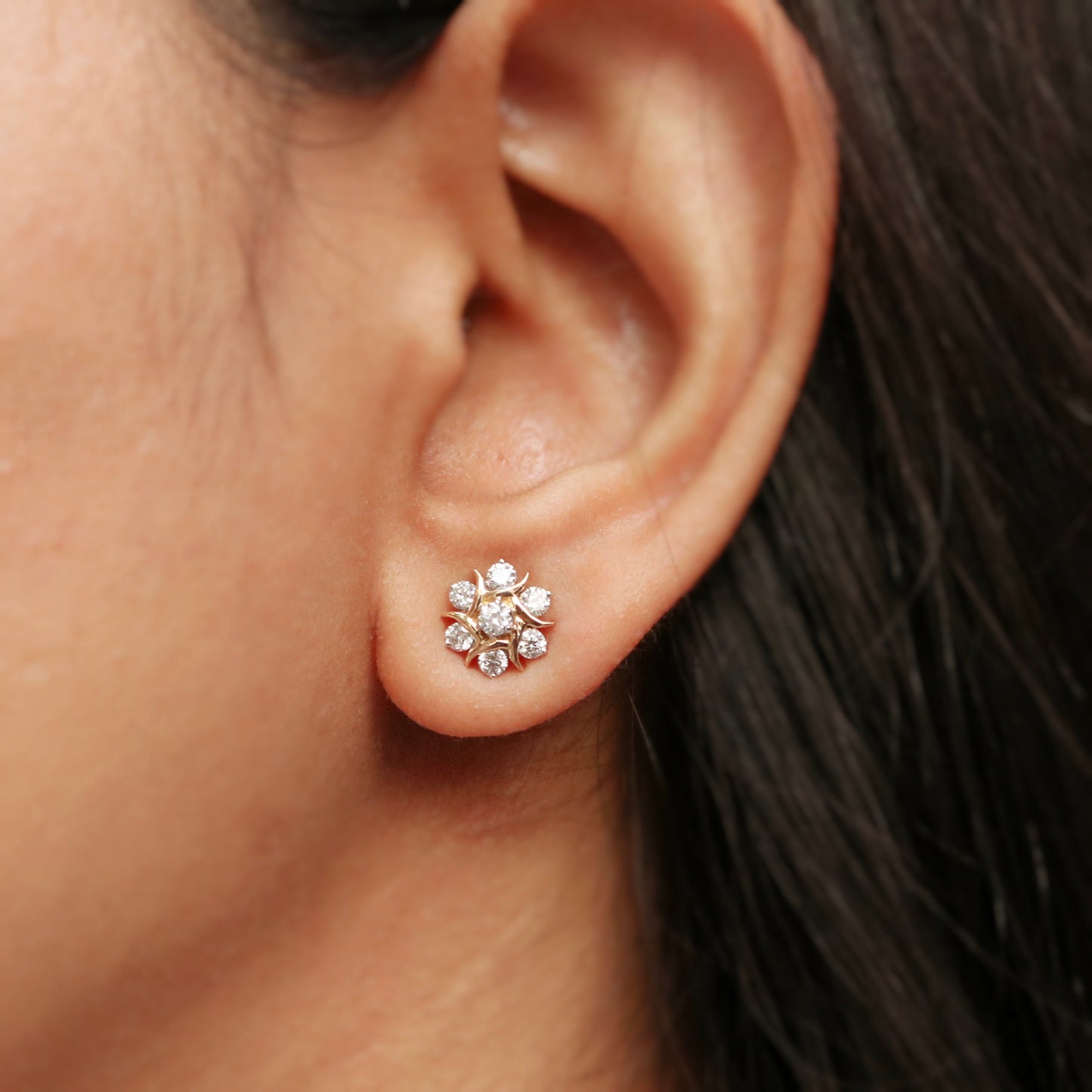 SolaraXis Lab Diamond Earring - Fiona Diamonds - Fiona Diamonds