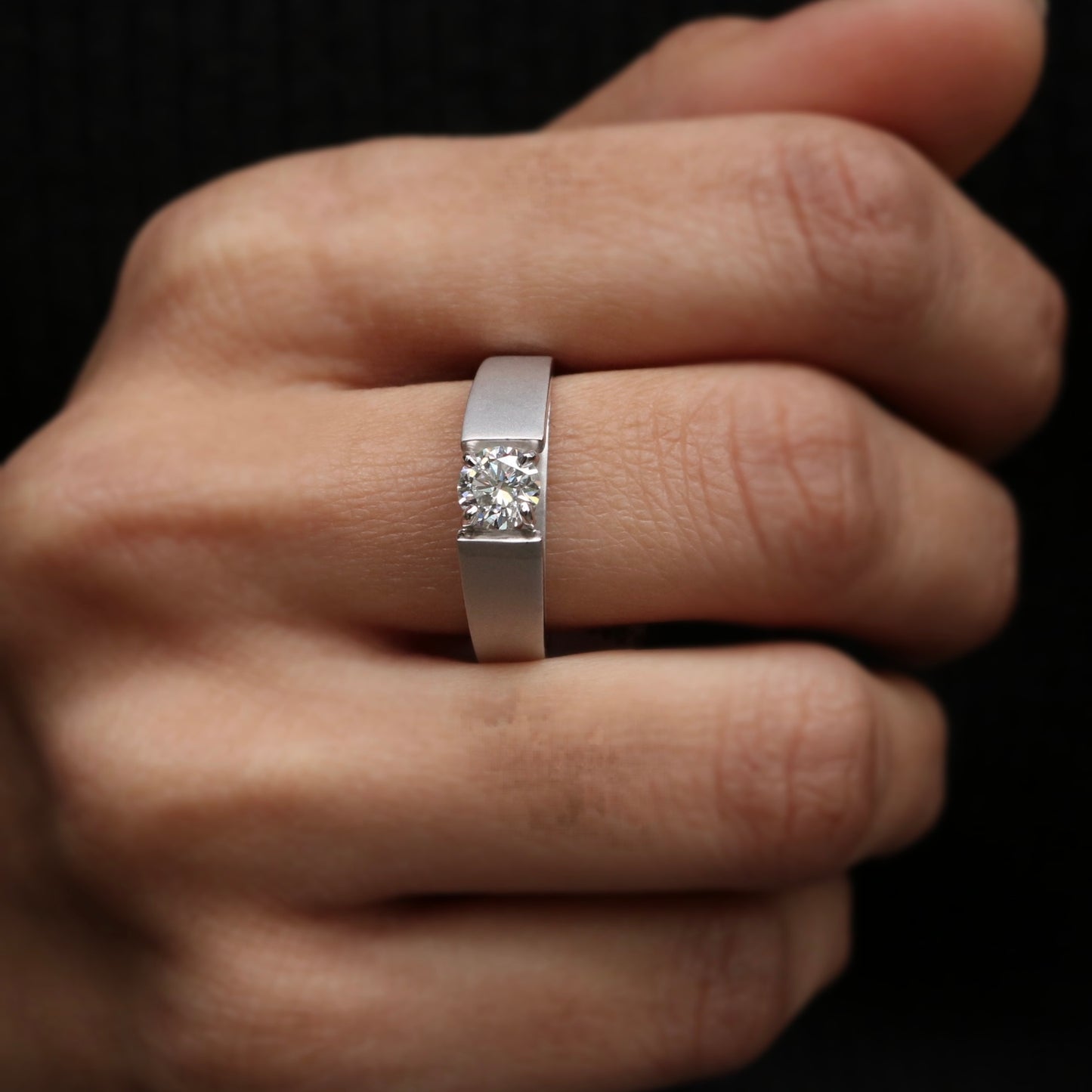 Brynn | Pear Lab-Grown Diamond Ring (1.54ctw) | Kristin Coffin Jewelry