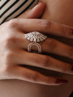 Madhavi Lab Diamond Ring - Fiona Diamonds - Fiona Diamonds
