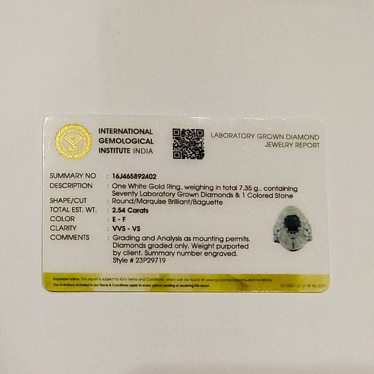 Illume Lab Diamond Ring - Fiona Diamonds - Fiona Diamonds