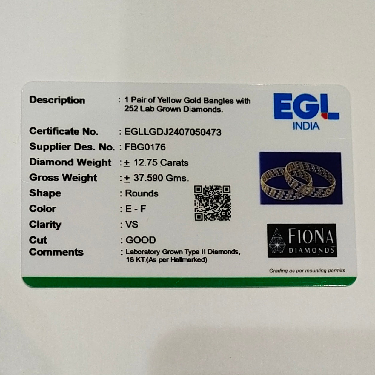 Ariadne Lab Grown Diamond Bangle – Mythical Beauty, Ethical Design - Fiona Diamonds - Fiona Diamonds