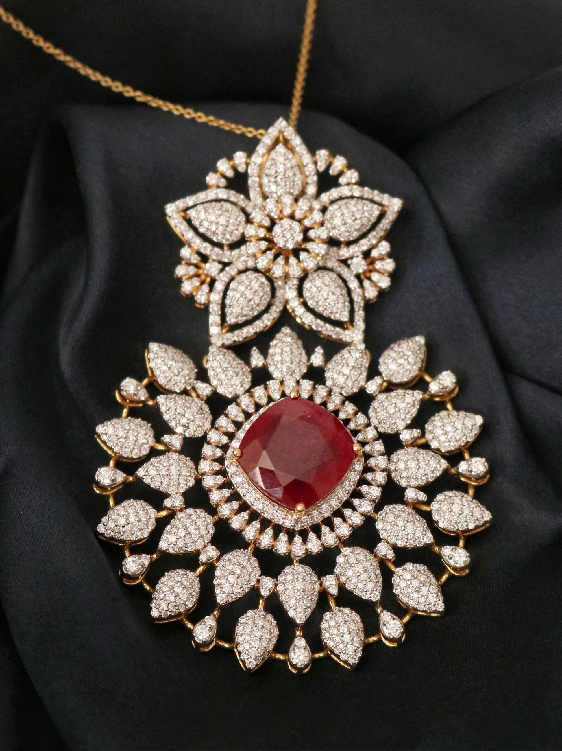 Cressida Lab Grown Diamond Pendant – Regal, Ethical, Beautiful - Fiona Diamonds - Fiona Diamonds