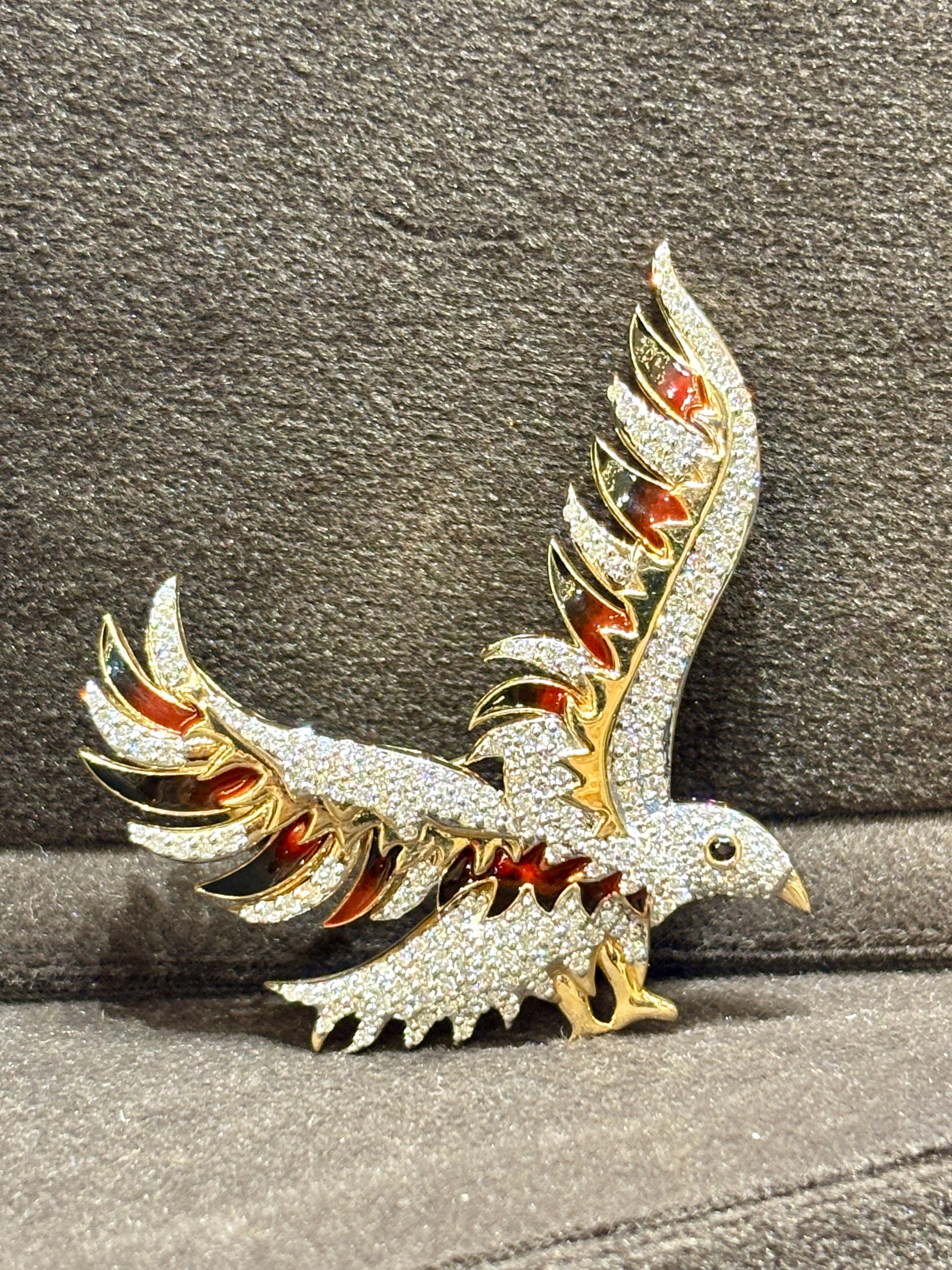 Eagle Lab Diamond Brooch – Grace Redefined - Fiona Diamonds - Fiona Diamonds