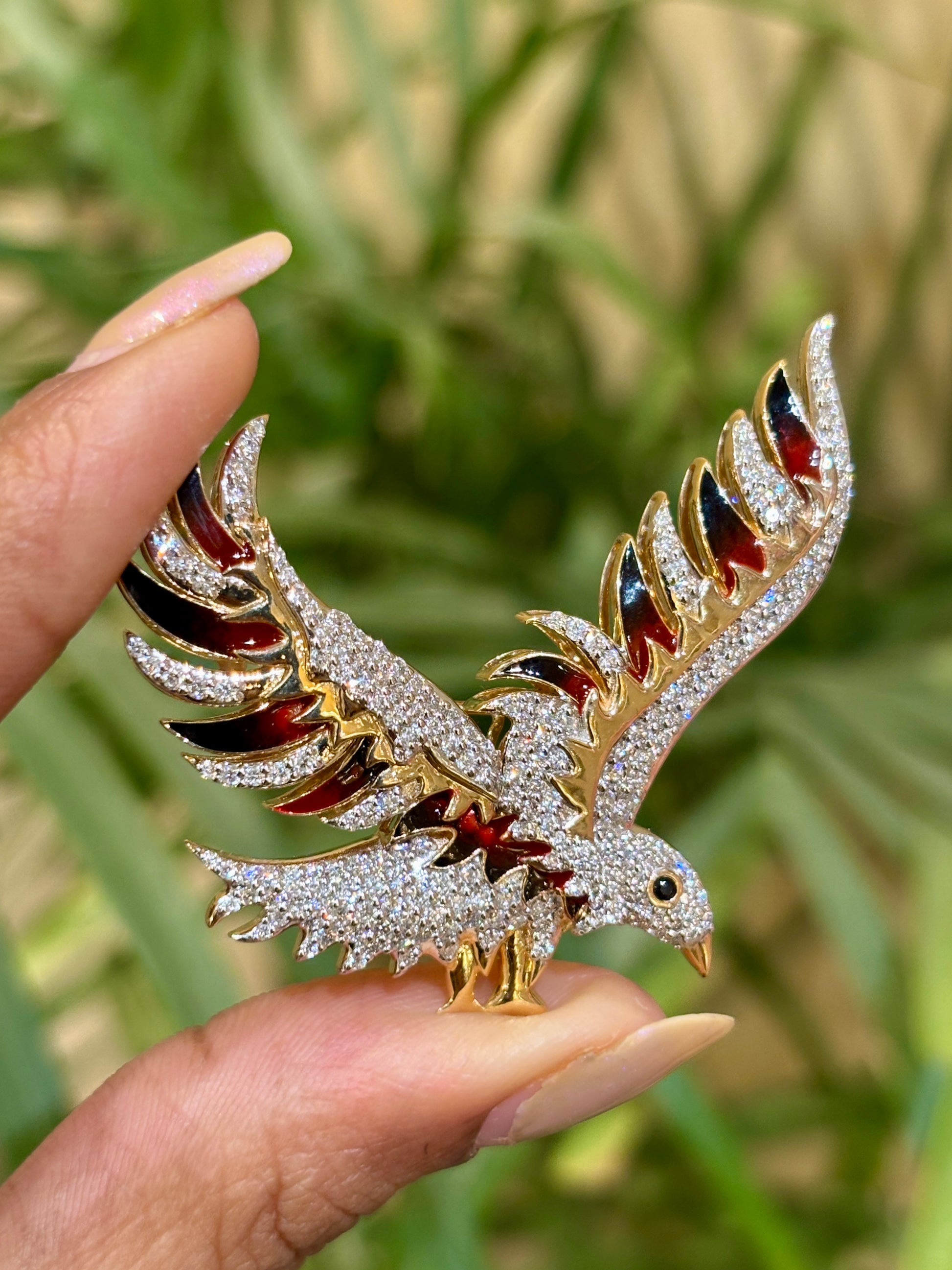 Eagle Lab Diamond Brooch – Grace Redefined - Fiona Diamonds - Fiona Diamonds
