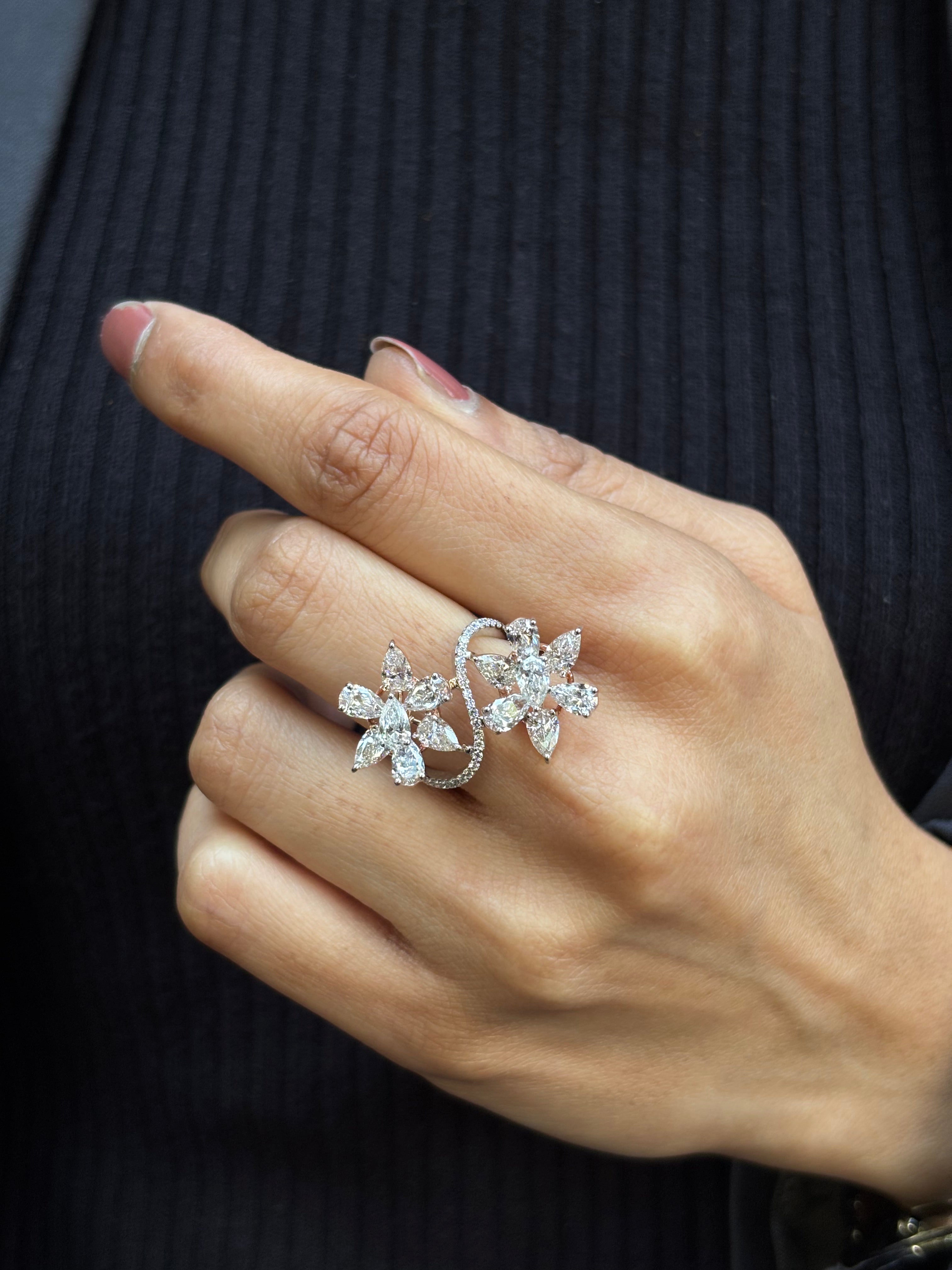 Jorielle Lab Diamond Ring - Sleek Sophistication - Fiona Diamonds - Fiona Diamonds