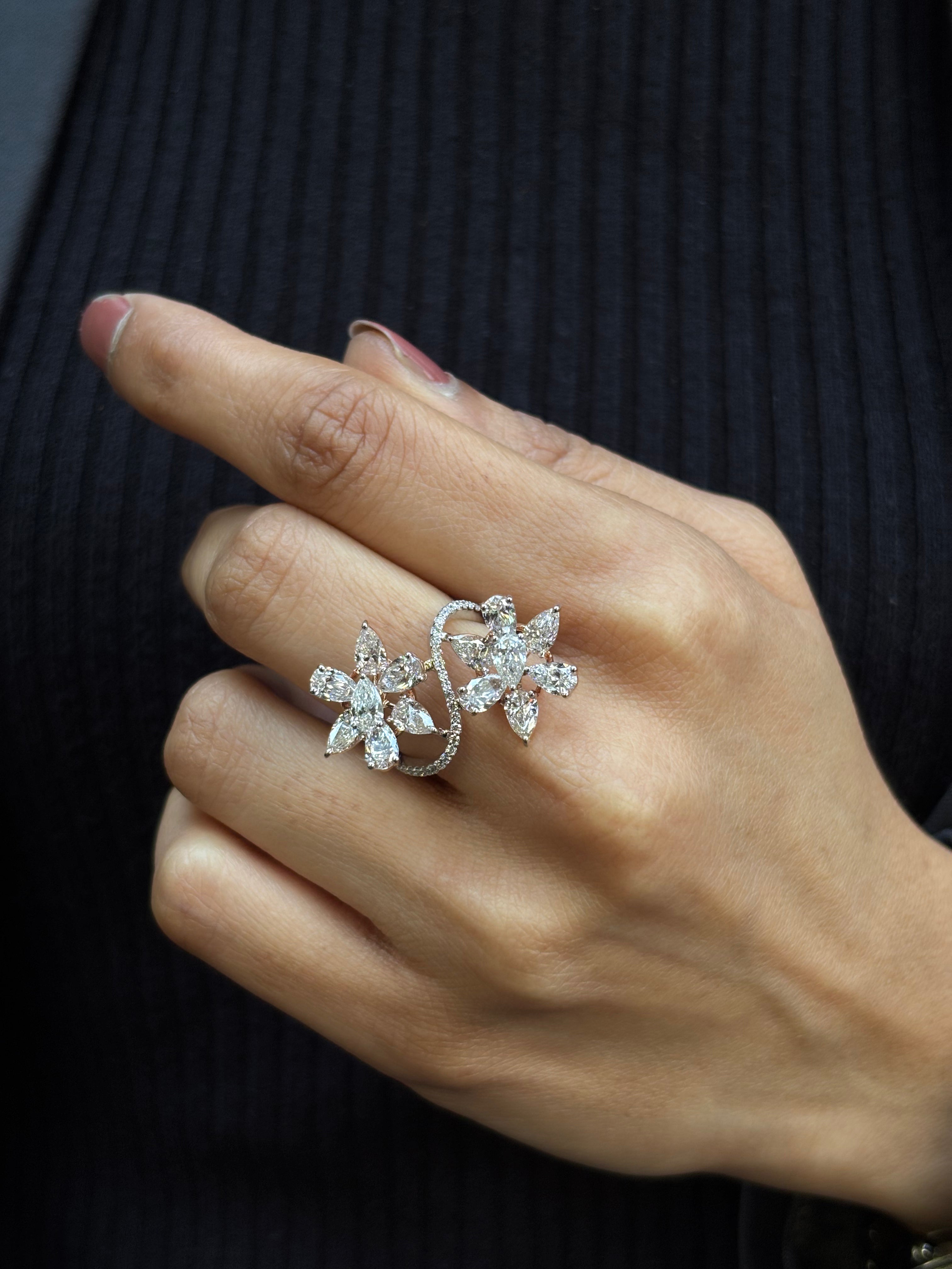 Jorielle Lab Diamond Ring - Sleek Sophistication - Fiona Diamonds - Fiona Diamonds