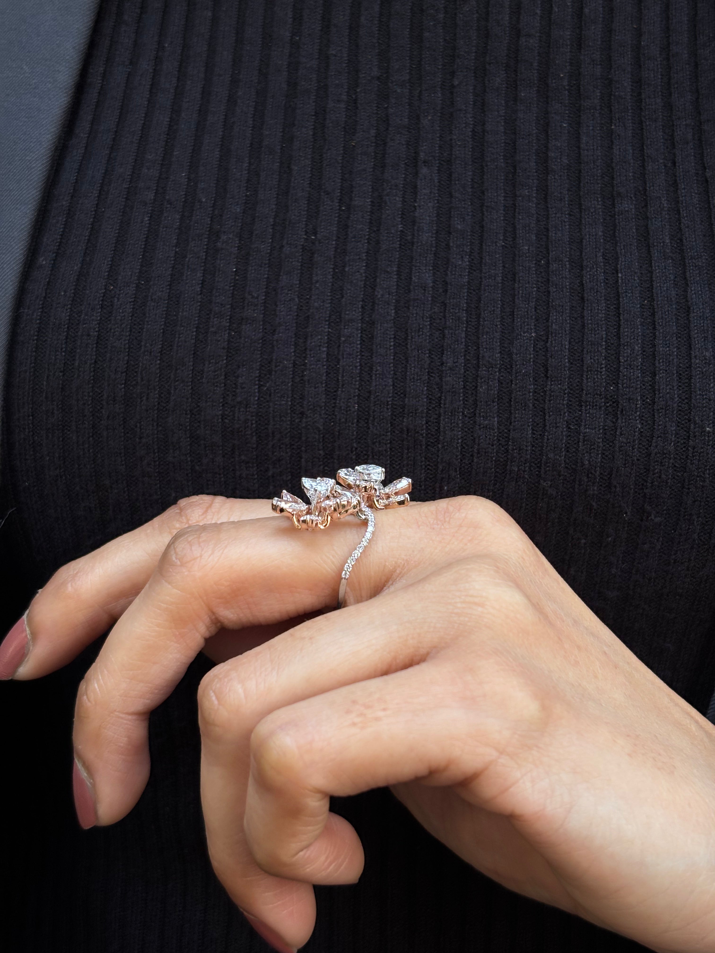 Jorielle Lab Diamond Ring - Sleek Sophistication - Fiona Diamonds - Fiona Diamonds