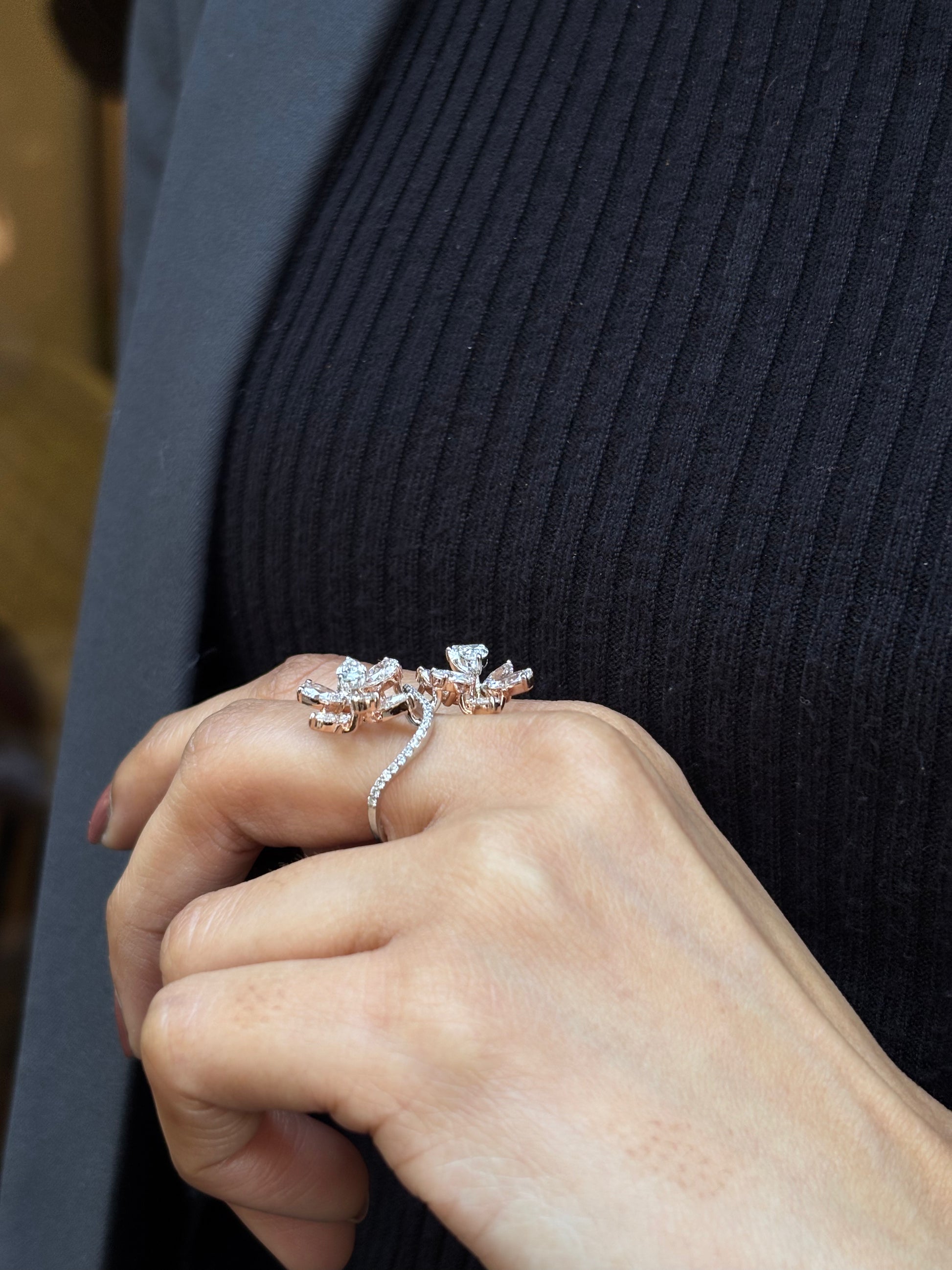 Jorielle Lab Diamond Ring - Sleek Sophistication - Fiona Diamonds - Fiona Diamonds