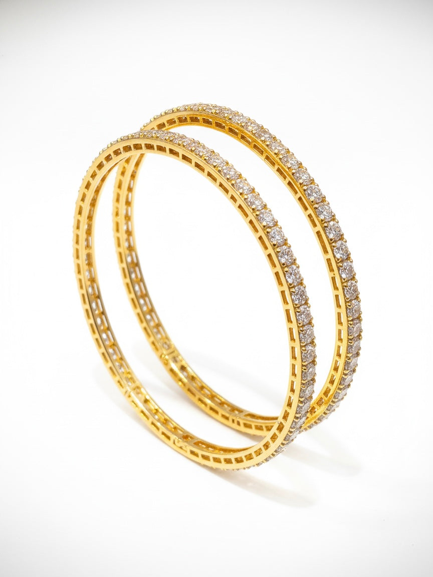 Eternity Lab Diamond Bangle - Graceful Sparkle - Fiona Diamonds - Fiona Diamonds