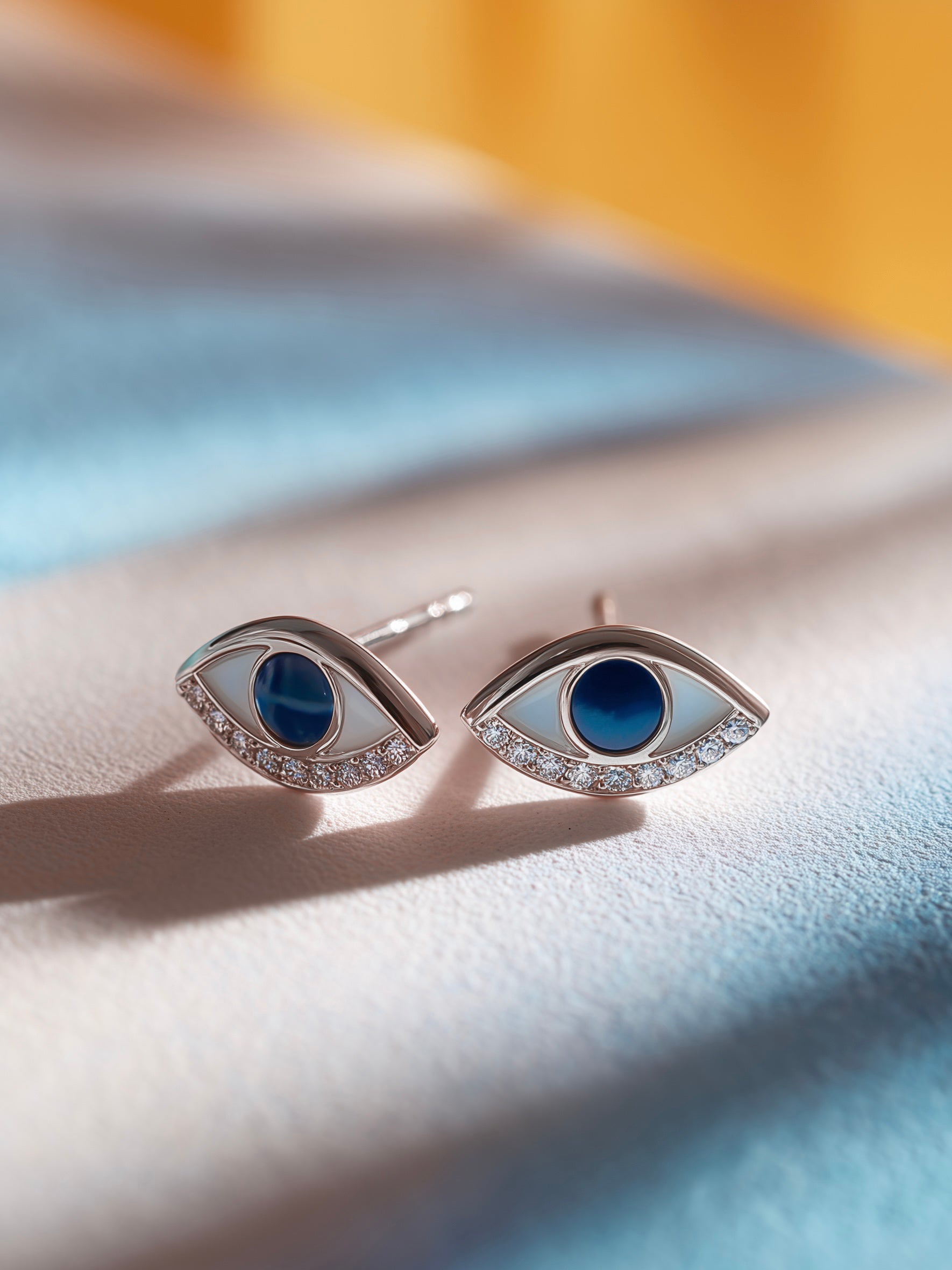 Infinite Watch Lab Diamond Evil Eye Earring - Fiona Diamonds - Fiona Diamonds
