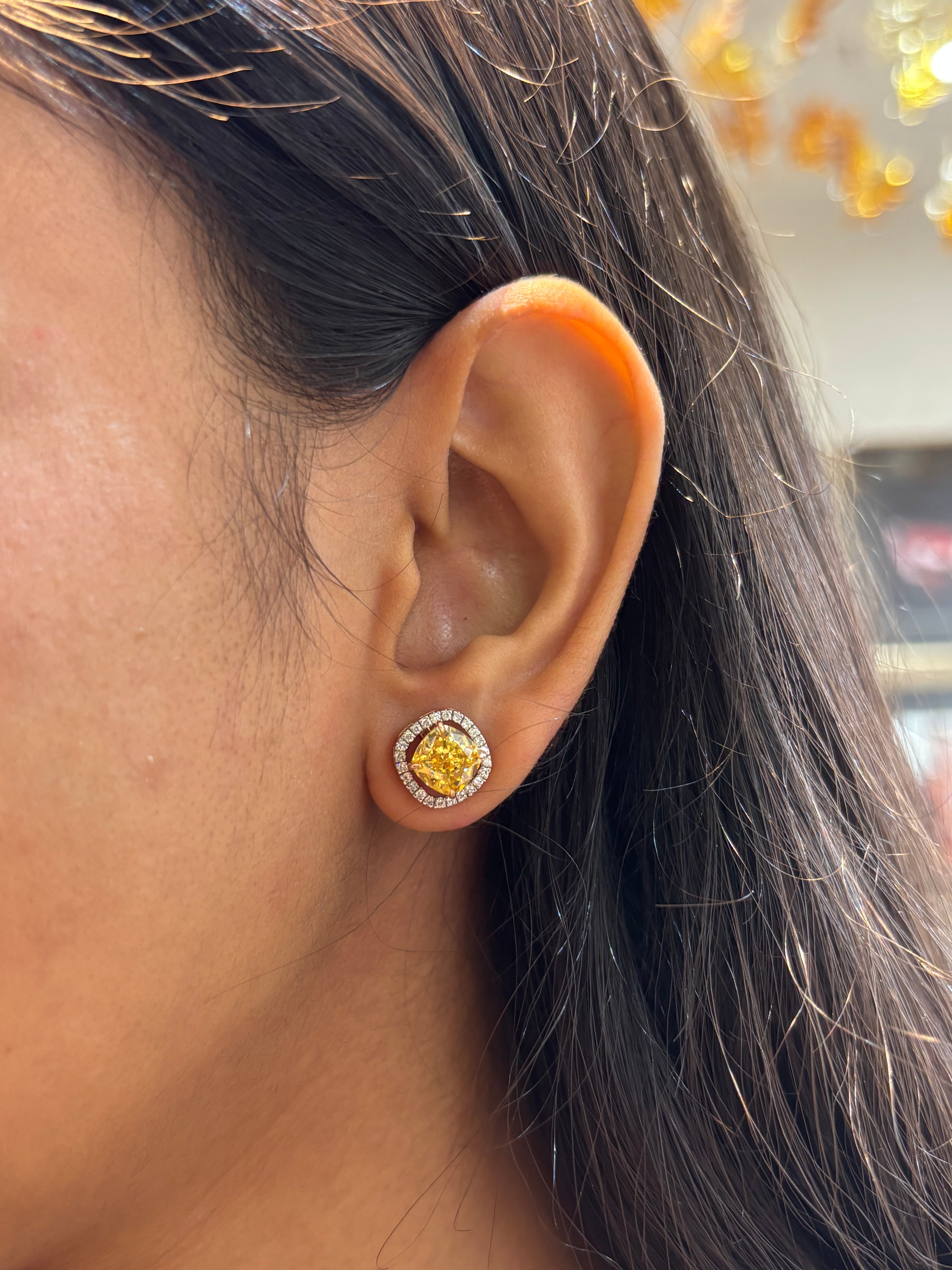 Imogen Lab Diamond Earring - Timeless Sophistication - Fiona Diamonds - Fiona Diamonds