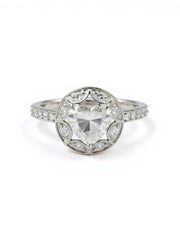 1ct Heart Lab Diamond Ring - Fiona Diamonds - Fiona Diamonds