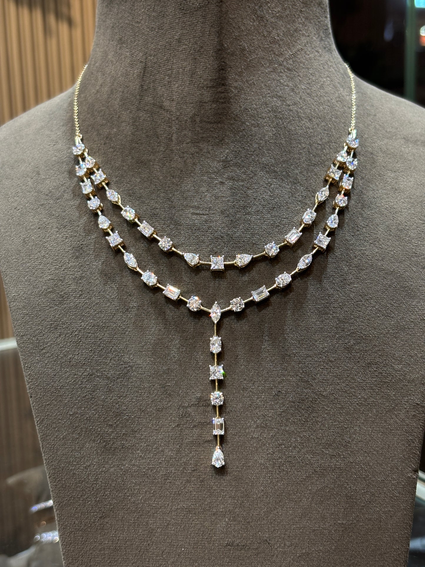 Tyra Bloom Lab Diamond Necklace - Fiona Diamonds - Fiona Diamonds