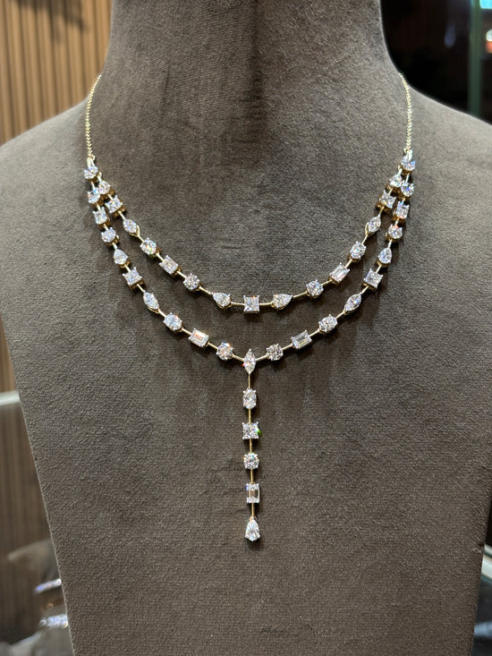 Tyra Bloom Lab Diamond Necklace - Fiona Diamonds - Fiona Diamonds