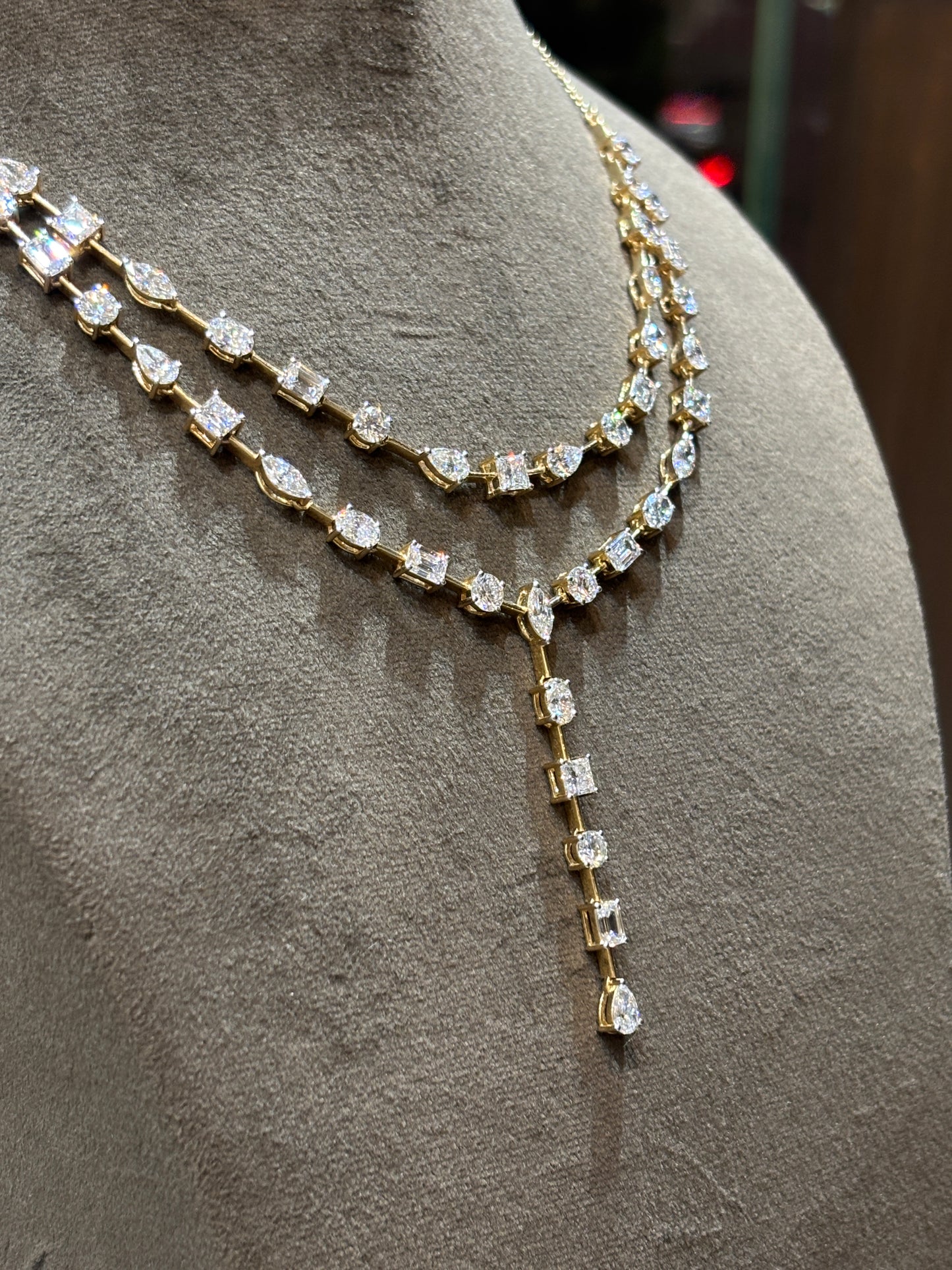 Tyra Bloom Lab Diamond Necklace - Fiona Diamonds - Fiona Diamonds