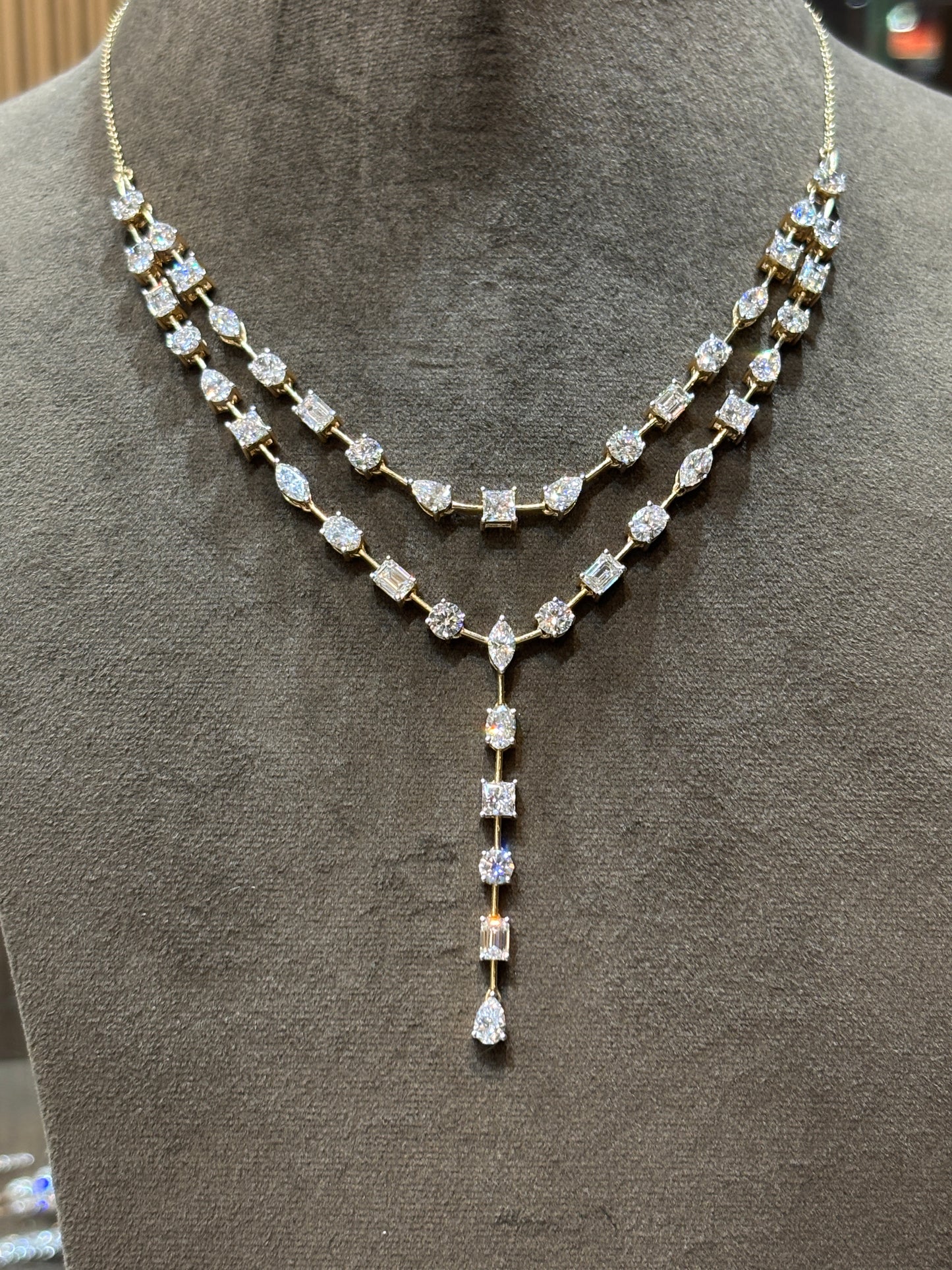 Tyra Bloom Lab Diamond Necklace - Fiona Diamonds - Fiona Diamonds