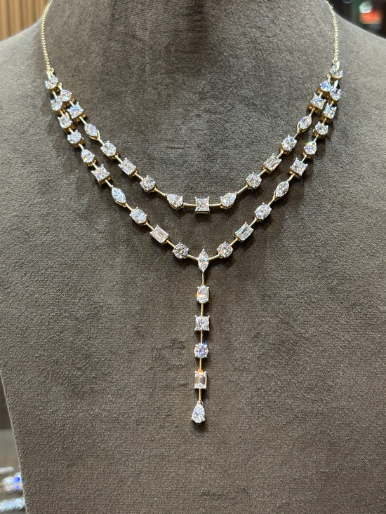 Tyra Bloom Lab Diamond Necklace - Fiona Diamonds - Fiona Diamonds