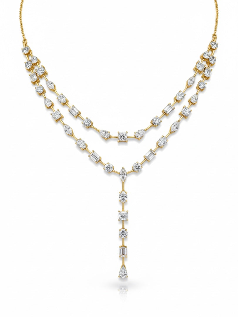 Tyra Bloom Lab Diamond Necklace - Fiona Diamonds - Fiona Diamonds