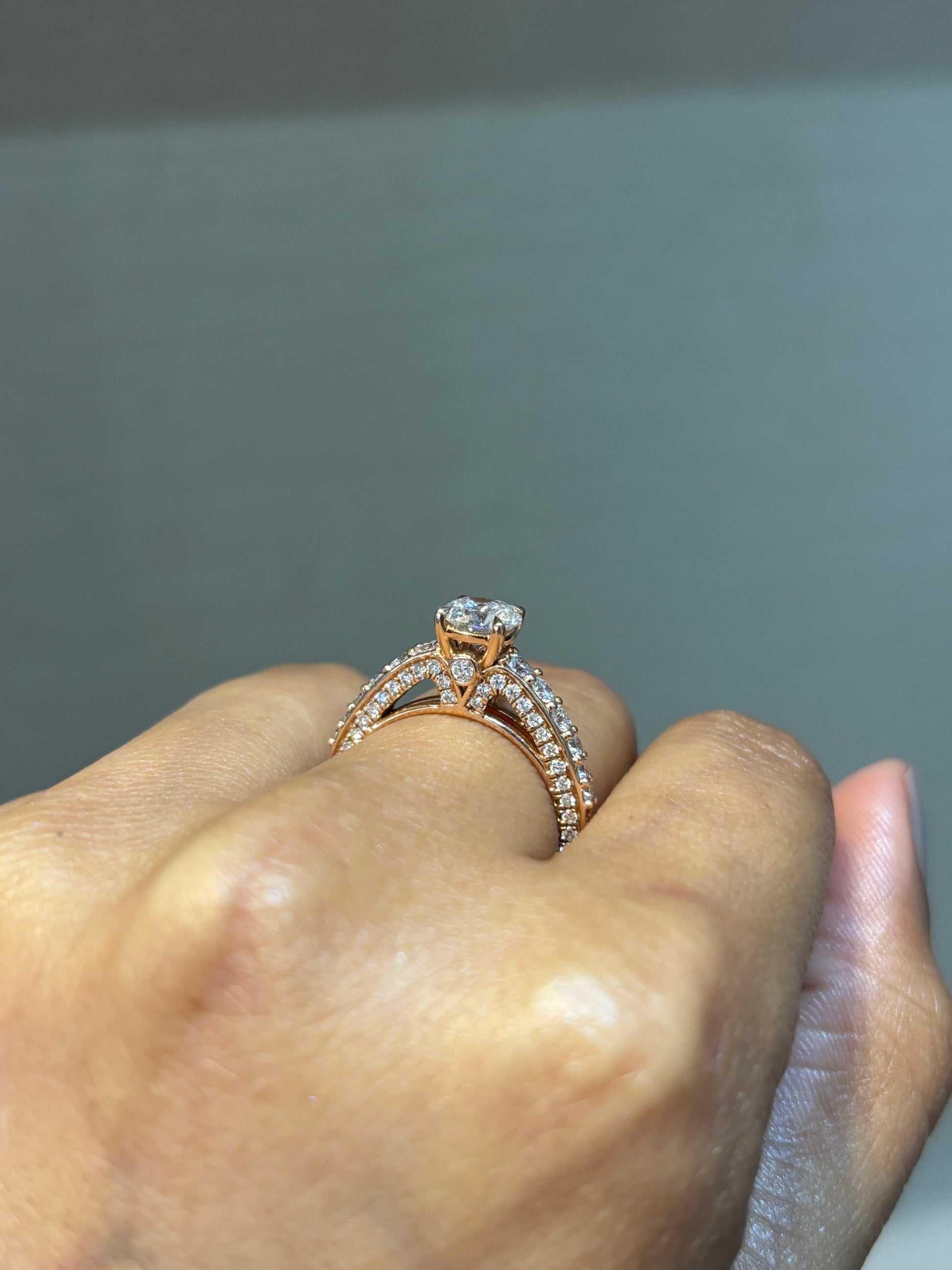 Elodie 70 Pointer Lab Diamond Ring - Sophisticated Brilliance - Fiona Diamonds - Fiona Diamonds