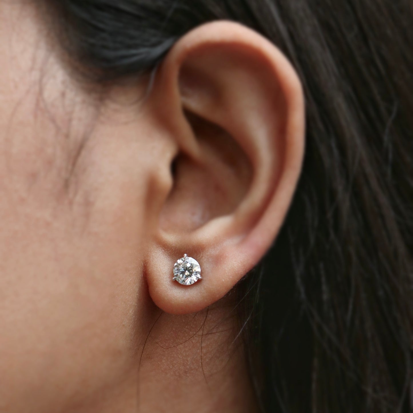 Nebulare 0.40 Pointer Lab Diamond Earring - Fiona Diamonds - Fiona Diamonds