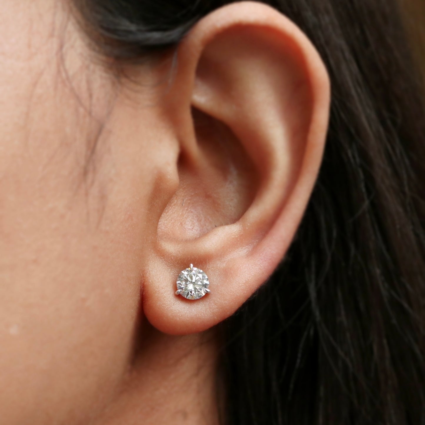 Nebulare 0.40 Pointer Lab Diamond Earring - Fiona Diamonds - Fiona Diamonds