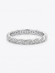 0.530ct Lab Diamond Designer Twist Band