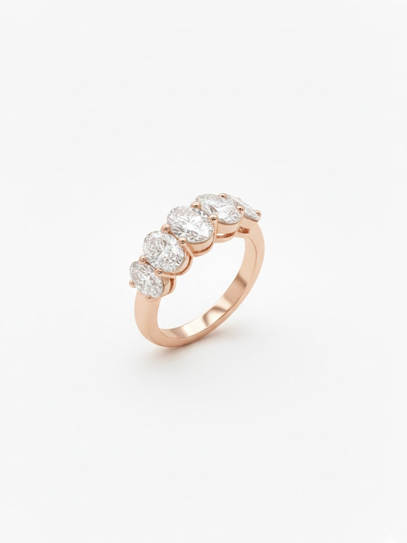 Xyrexia Band Lab Diamond Ring - Fiona Diamonds - Fiona Diamonds