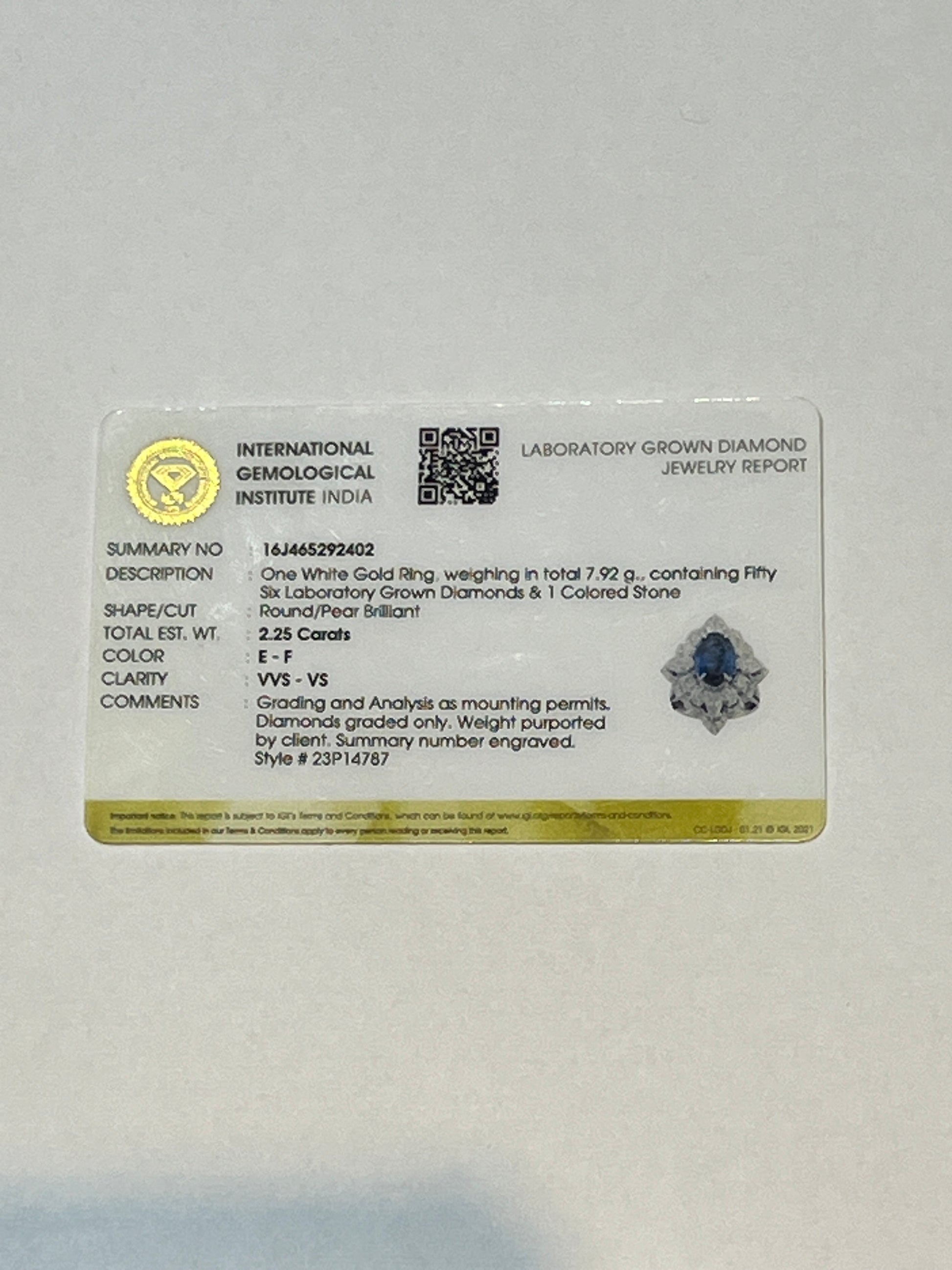 Nyx Lab Diamond Ring - Modern & Elegant - Fiona Diamonds - Fiona Diamonds