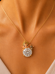 Ganesh & Mushak Lab Diamond Pendant