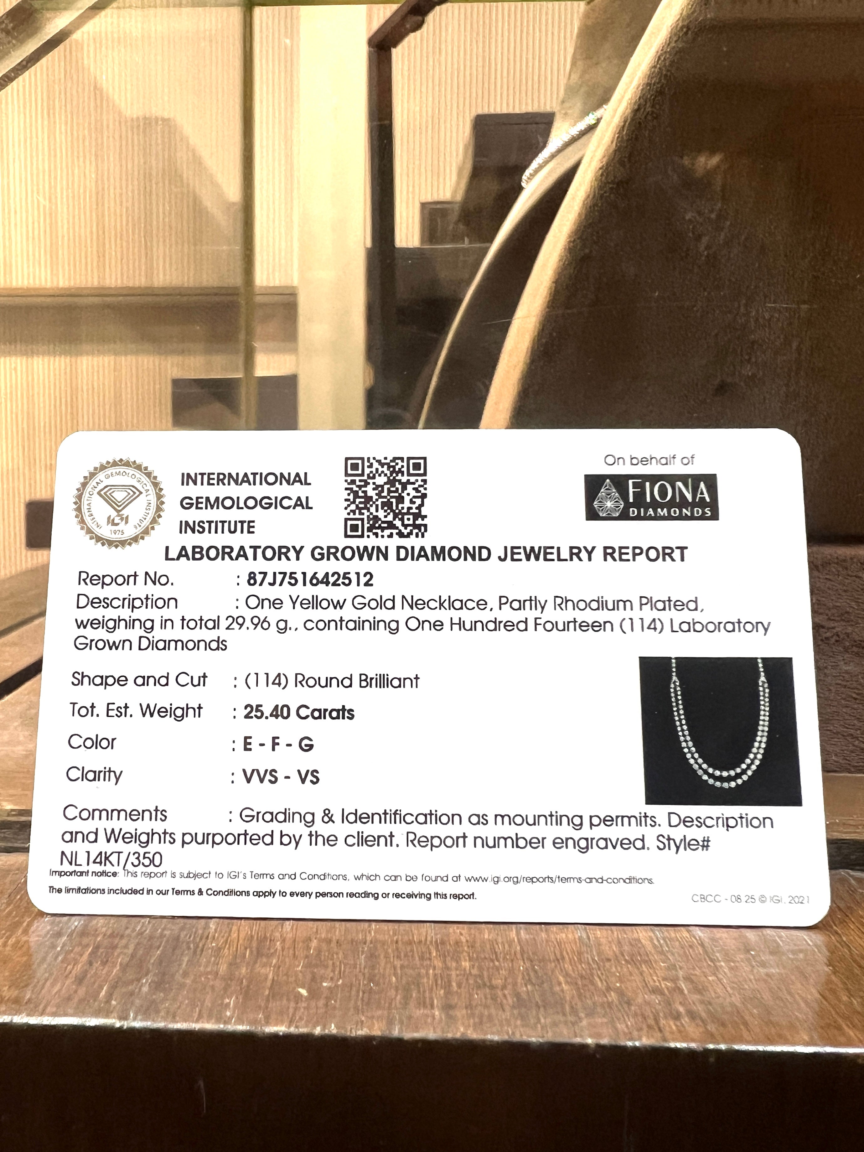 Aether Shine Lab Diamond Necklace