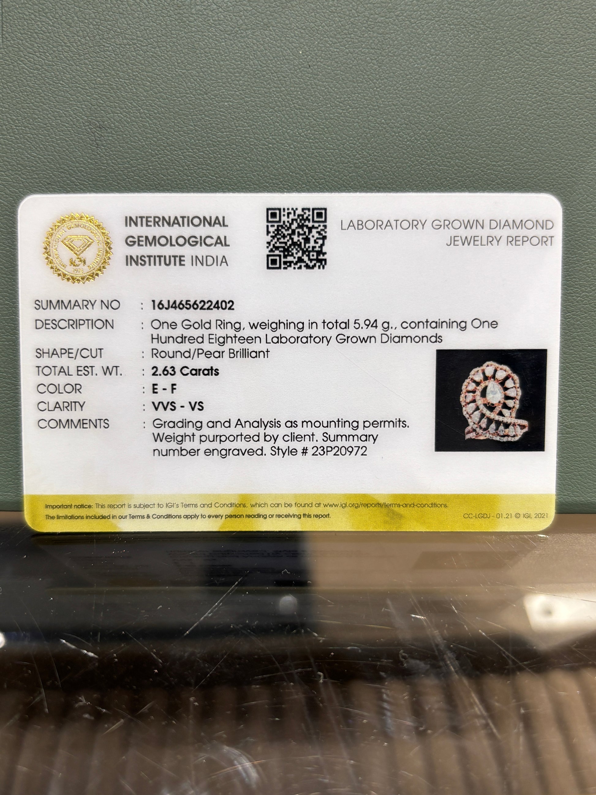 Vespera Lab Diamond Ring - Radiant & Chic - Fiona Diamonds - Fiona Diamonds