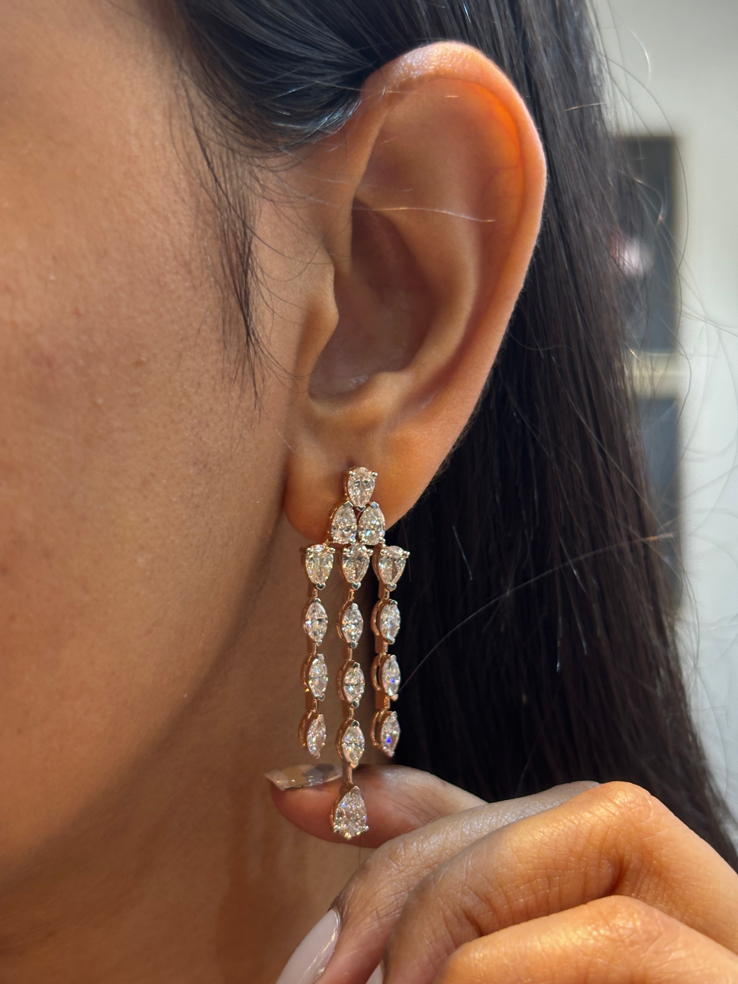 Sylvaris Lab Diamond Earring – Graceful & Chic - Fiona Diamonds - Fiona Diamonds