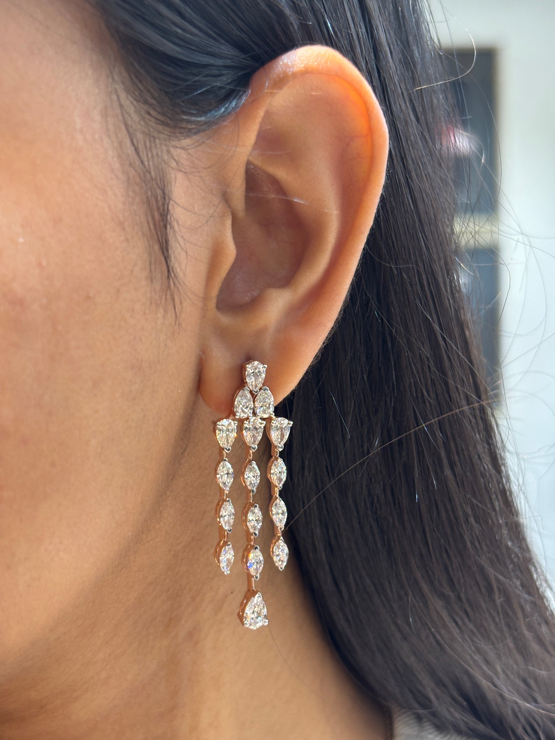 Sylvaris Lab Diamond Earring – Graceful & Chic - Fiona Diamonds - Fiona Diamonds