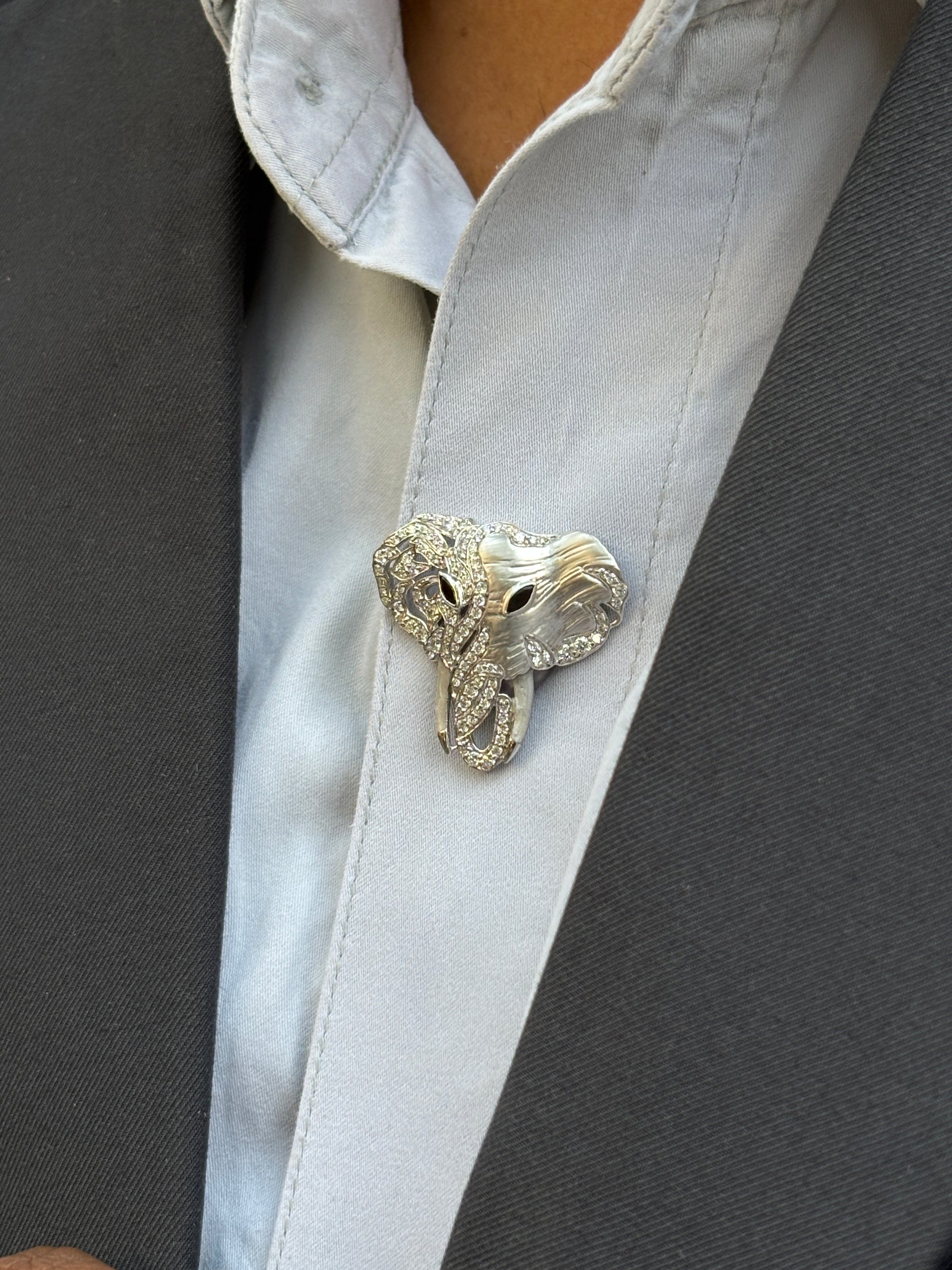 Zhaorielle Lab Diamond Shirt Button – Bold & Brilliant - Fiona Diamonds - Fiona Diamonds