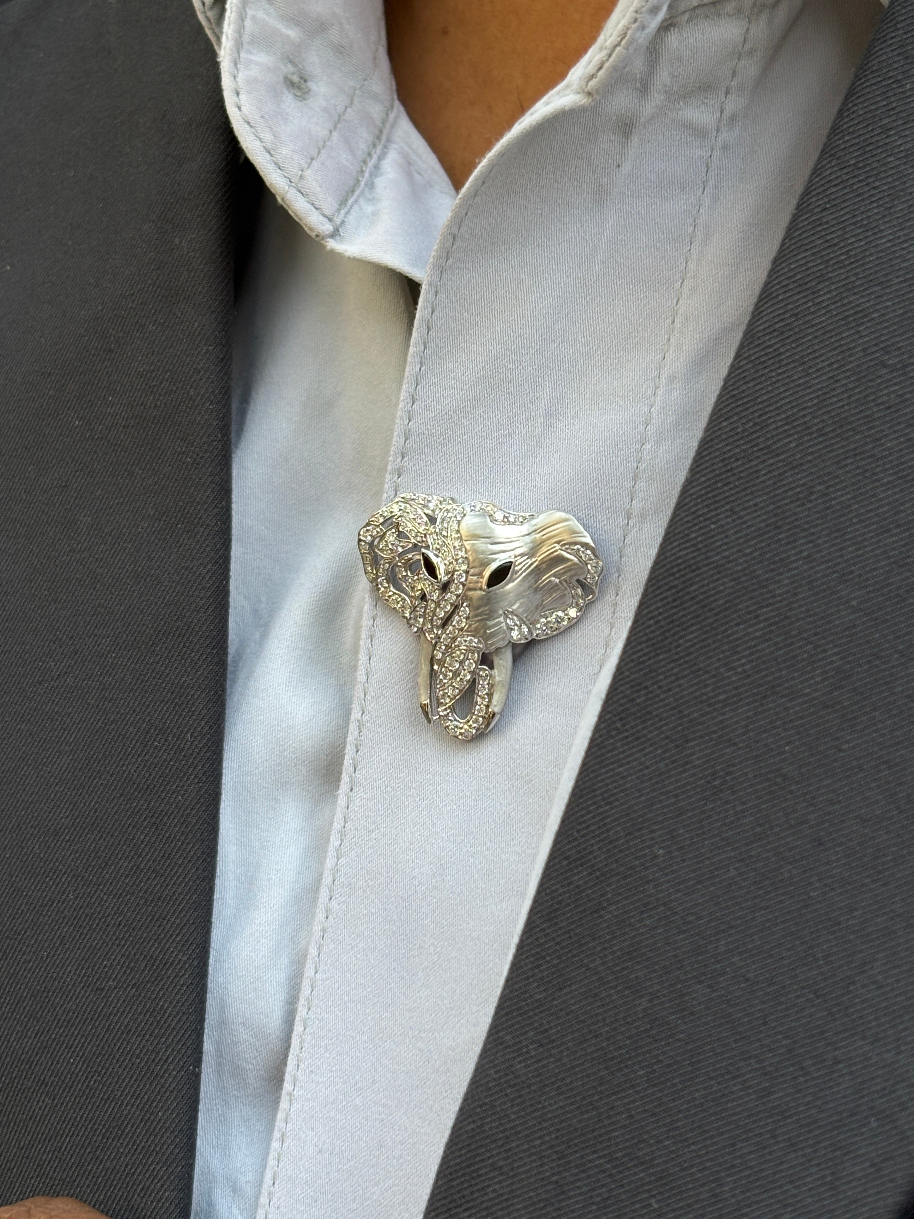 Zhaorielle Lab Diamond Shirt Button – Bold & Brilliant - Fiona Diamonds - Fiona Diamonds