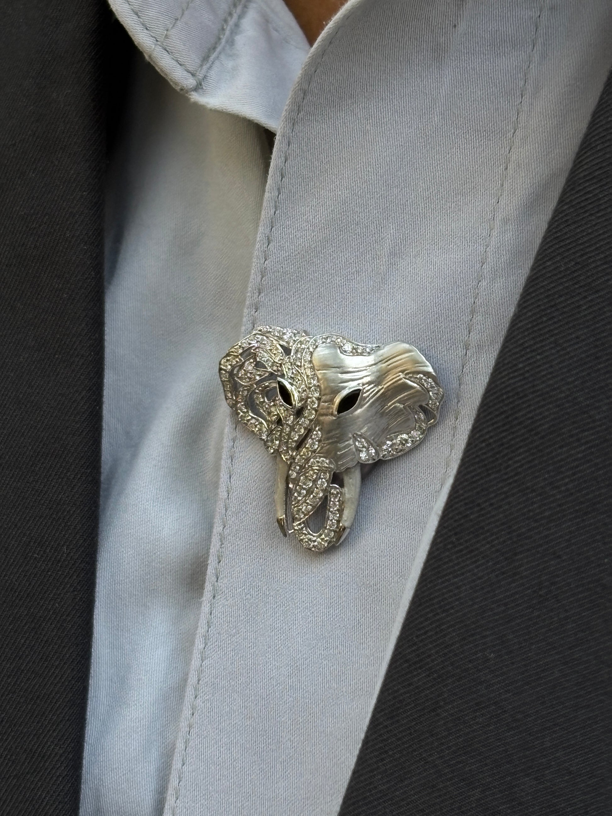 Zhaorielle Lab Diamond Shirt Button – Bold & Brilliant - Fiona Diamonds - Fiona Diamonds